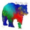 Brown Bear Walking Artwork