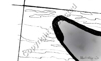 Whale Tail Sketch Artwork #3