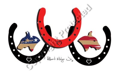 Horse Shoes Artwork #2