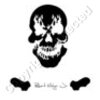 Burned Pirate Skull Artwork