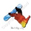 Snow Boarding Flip Artwork