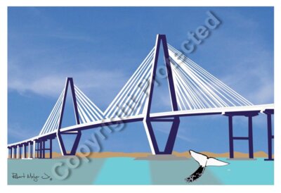 Bridge in Charleston Artwork
