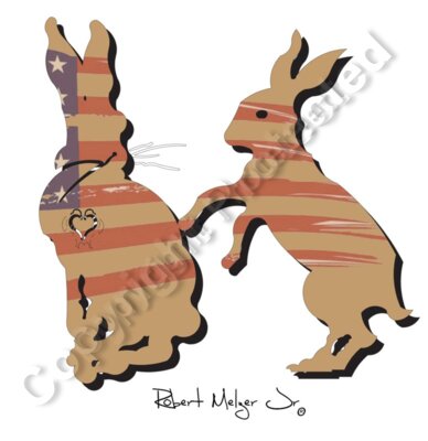 Bunnies in Love Artwork