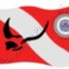 XpeirEnc Outdoors Dive Flag with Stingray Art