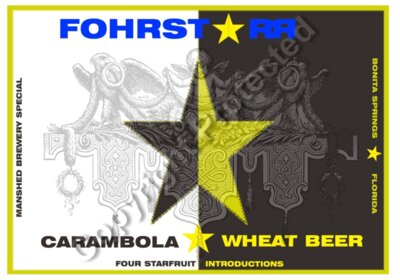Fohr Starr Craft Beer Label Concept