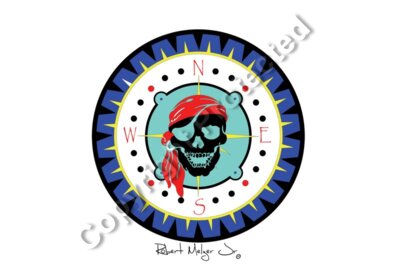 Company Compass & Skull Logo Artwork
