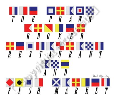 Prawn Broker Restaurant Sample Logo #3