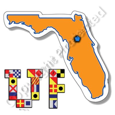 State of Florida and UF Boat Flag Artwork