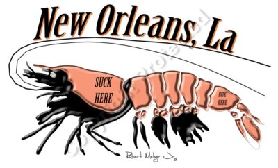 prawns NewOrleansart 3